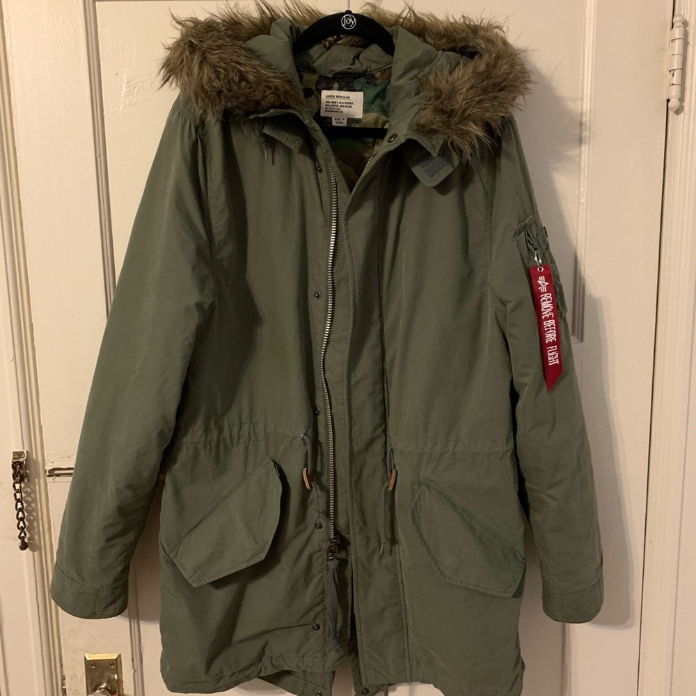 Alpha Industries M-65 Fishtail Parka, Size L